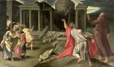 从圣约翰福音传教士的生活场景 作者 吉罗拉莫·马佐拉·贝多利